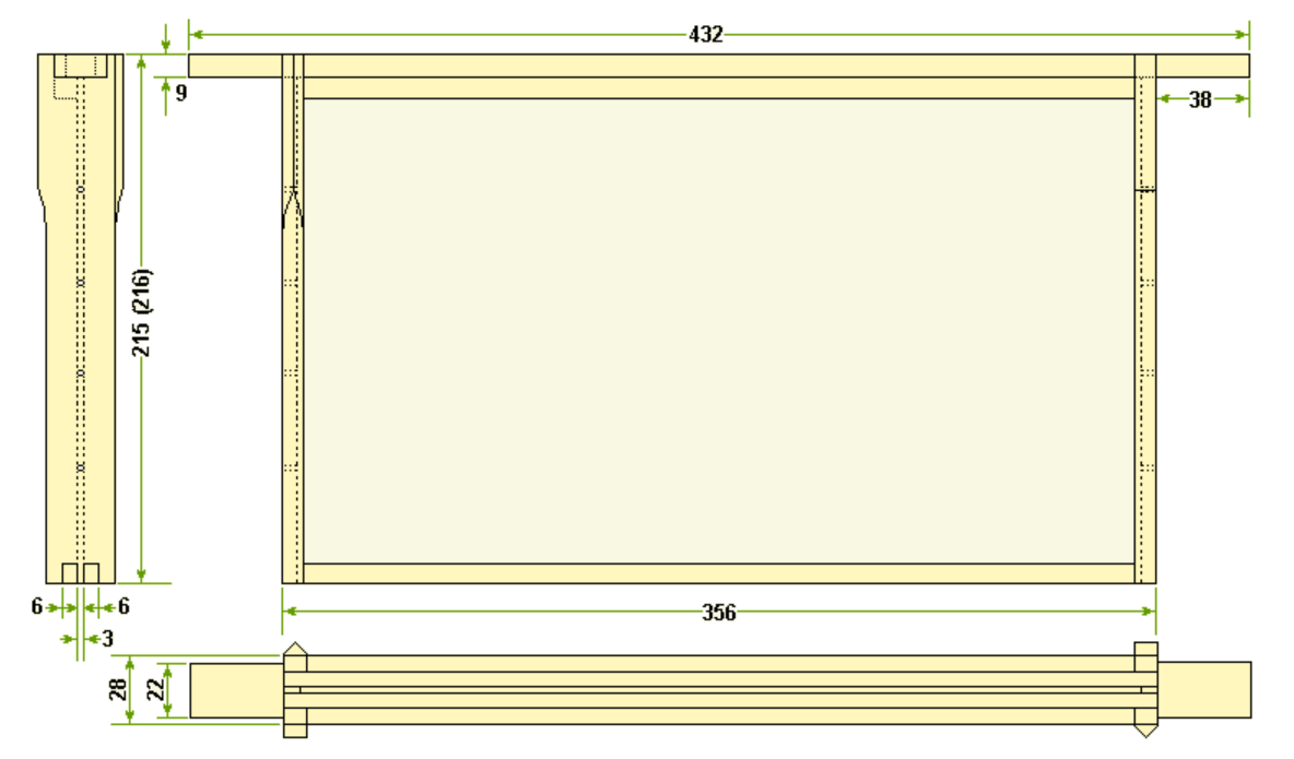 DN4 British National Deep Frames (Flat)